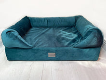 Load image into Gallery viewer, *REDUCED PRICE* MEDIUM Teal Lounger - Topper not attached